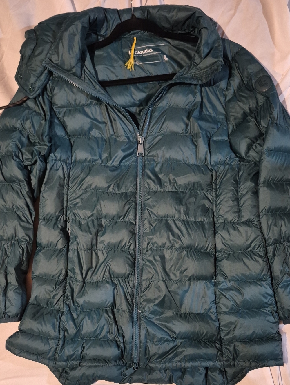 Women's Teal Quilted Puffer Jacket - Lightweight Insulated Coat